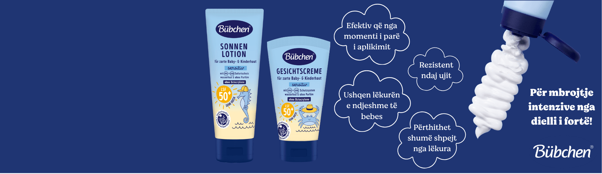 Bübchen sun protection products for babies
