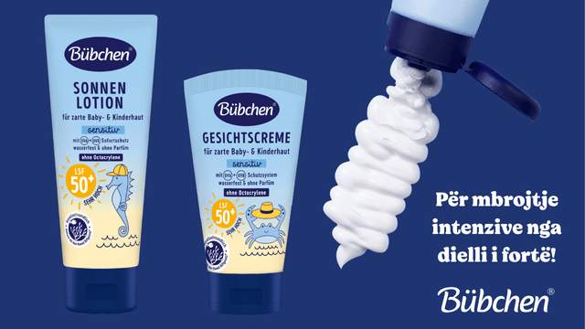 Bübchen sun protection products for babies
